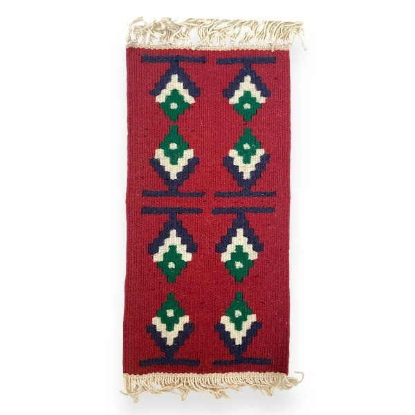 KILIM - hand-woven with ethnic motifs 20x40 cm II-1