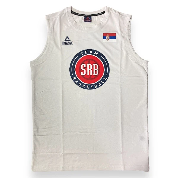 BASKETBALL REPRESENTATION SHIRT OF SERBIA - WHITE, PEAK-2