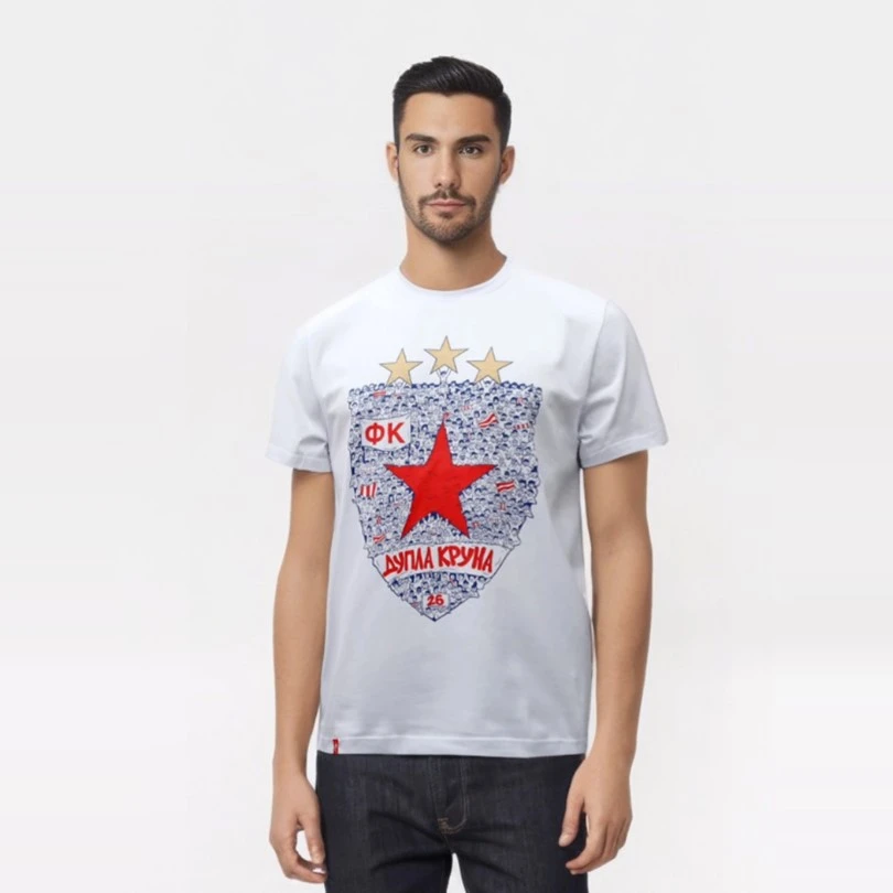 DOUBLE CROWN CHILDREN T-SHIRT RED STAR BELGRADE-3