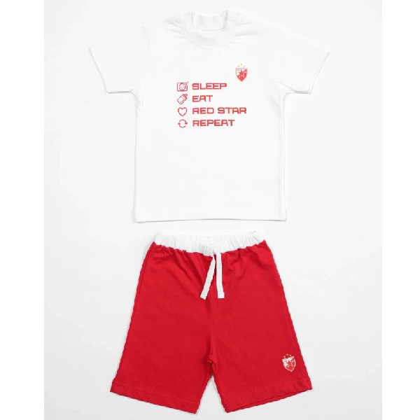 FK CRVENA ZVEZDA CHILDREN'S KIT WHITE-1