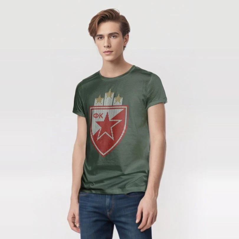 FC RED STAR T-SHIRT - COAT OF ARMS-2