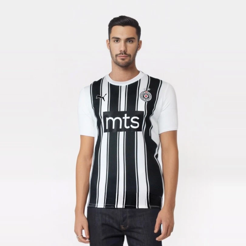 FC PARTIZAN PUMA BLACK-WHITE JERSEY | SERBIANSHOP.COM-2