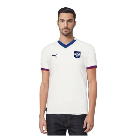 SERBIAN REPRESENTATIVE FOOTBALL JERSEY, EURO 2024 - WHITE, PUMA-2