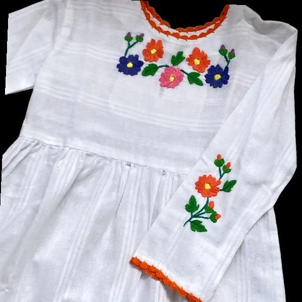 EMBROIDERED DRESS FOR GIRLS-4