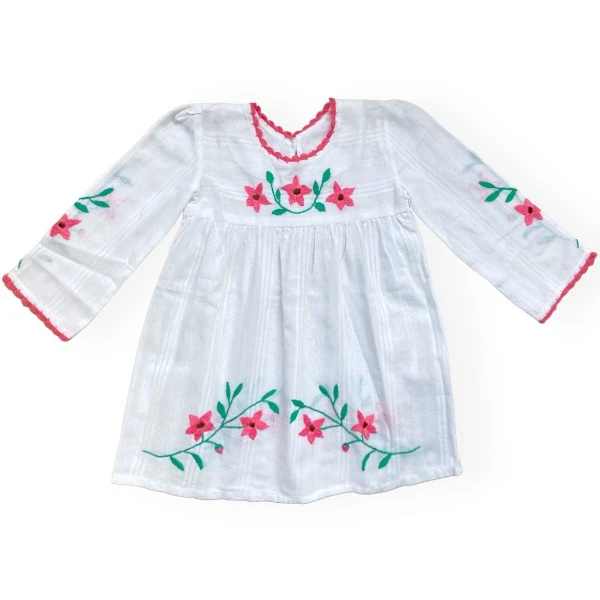 EMBROIDERED DRESS FOR GIRLS-1