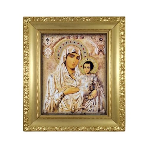 ICON OF THE MOTHER OF GOD OF JERUSALEM 38x32 cm - gilded-1