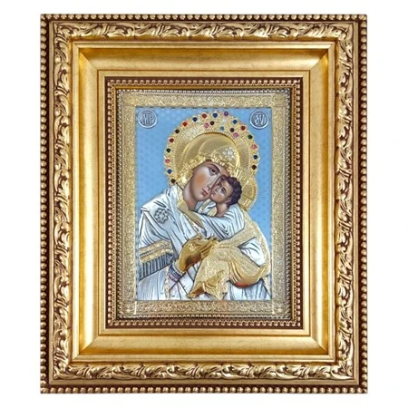 METAL ICON OF THE HOLY MOTHER OF GOD-1