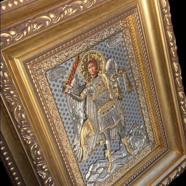 METAL ICON OF THE ST. ARCHANGEL MICHAEL-3