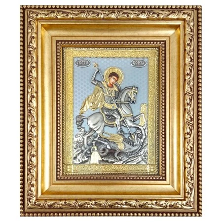 METAL ICON OF THE ST.GEORGE  42 X 36-2