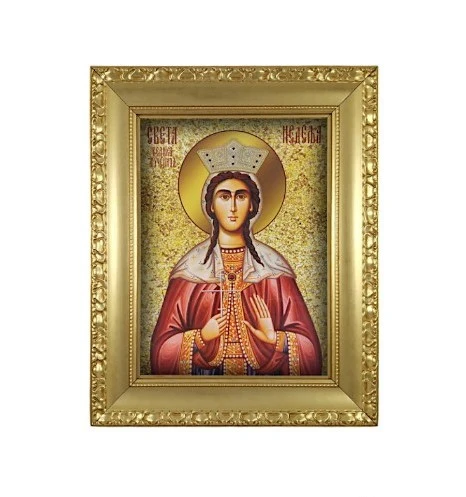 ICON OF THE HOLY MARTYR SUNDAY 38x32 cm - gilded, framed-1