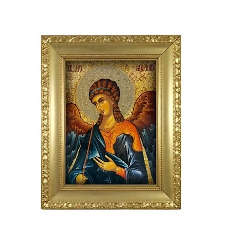 ICON OF THE SAINT ARCHANGEL GAVRIL 38x32 cm - gilded, framed-1