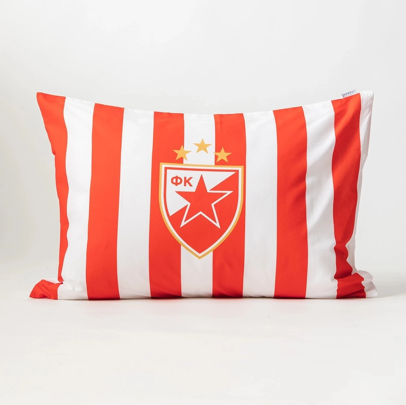 RED STAR PILLOW 50X70 RED STRIPES-1