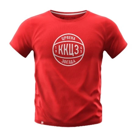 KK RED STAR BALL T-SHIRT KKCZ RED 2-1