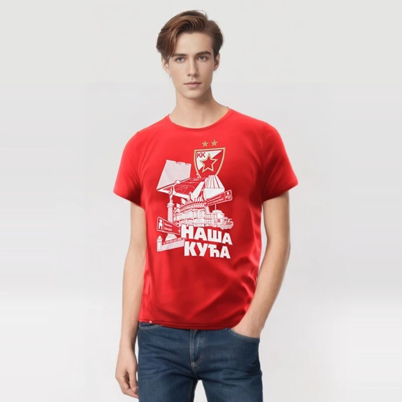 BC RED STAR T-SHIRT OUR HOME RED-1