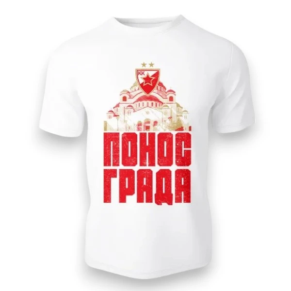 KK RED STAR T-SHIRT PRIDE OF THE CITY 2 WHITE-1