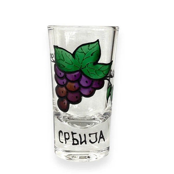 Hand-painted brandy cup Grape-1