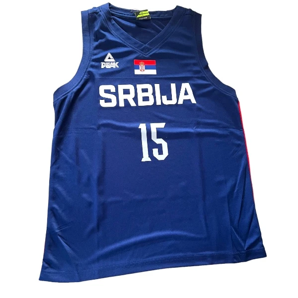 JUNIOR BASKETBALL JERSEY SERBIA BLUE PEAK-4