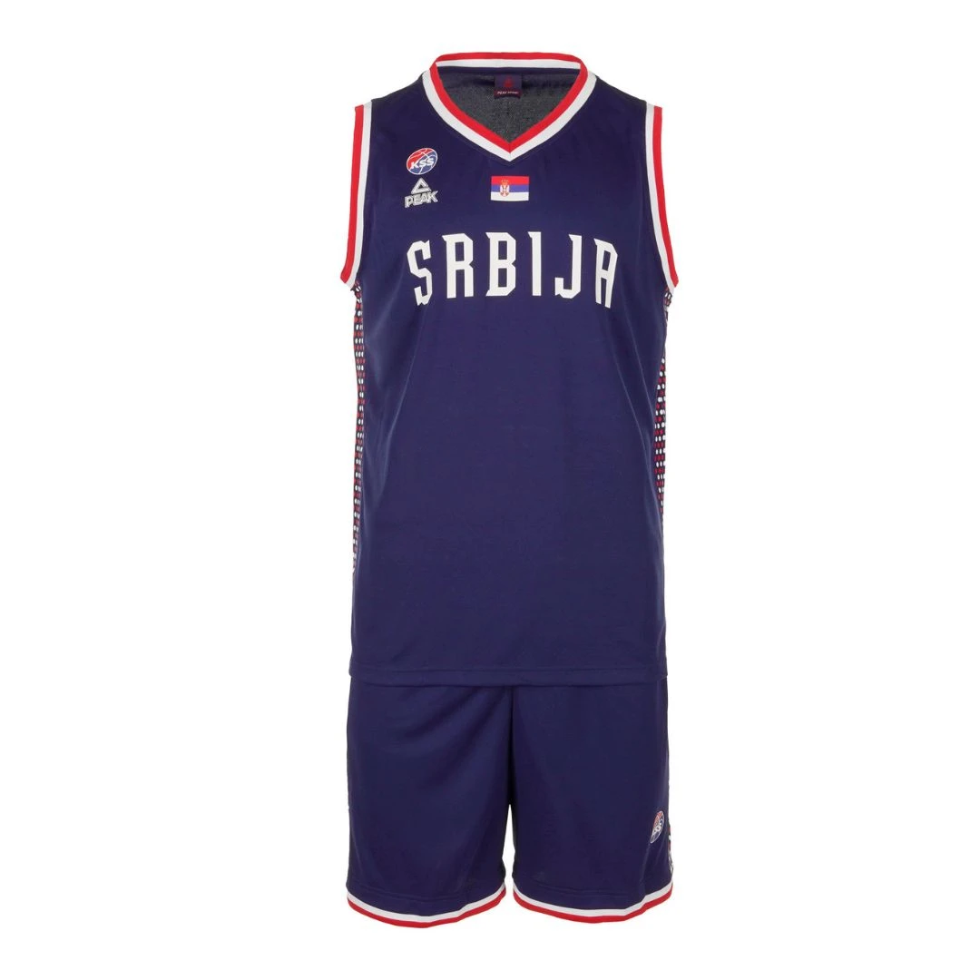 BASKETBALL KIT JERSEY AND SHORTS OF SERBIA OI 2024-1