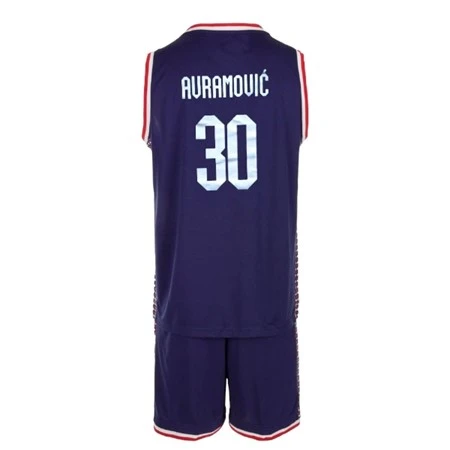 BASKETBALL KIT JERSEY AND SHORTS OF SERBIA OI 2024 AVRAMOVIC 30-1