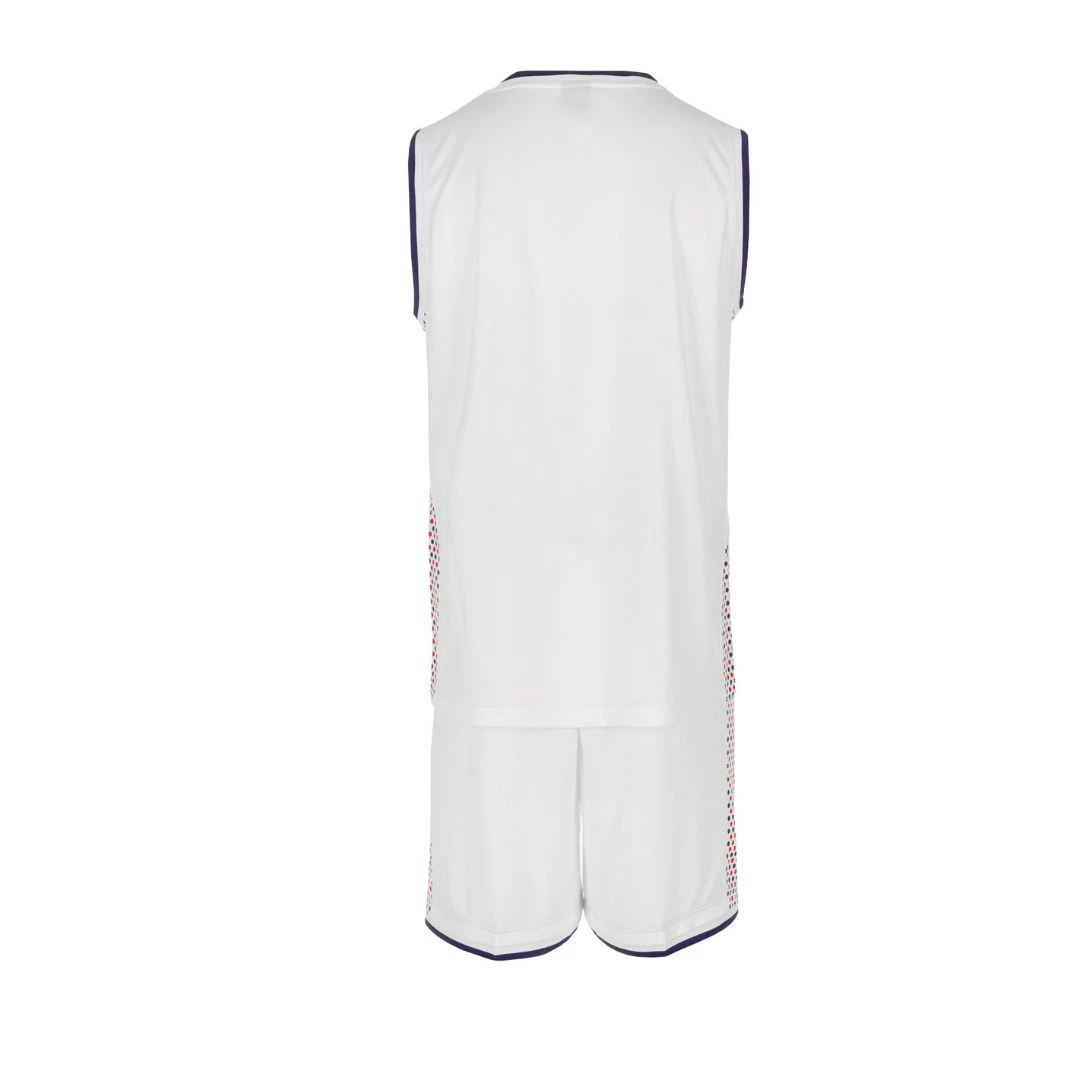  BASKETBALL KIT JERSEY AND SHORTS SERBIA OI 2024 WHITE-2