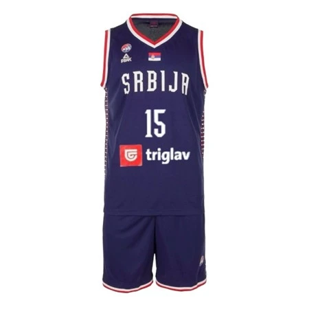 BASKETBALL KIT JERSEY AND SHORTS OF SERBIA OI 2024 JOKIC 15-2