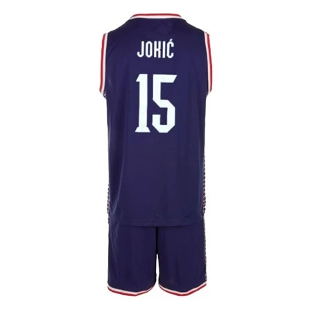 BASKETBALL KIT JERSEY AND SHORTS OF SERBIA OI 2024 JOKIC 15-1