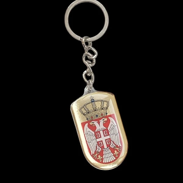 COAT OF SERBIA PENDANT IN COLOR-1