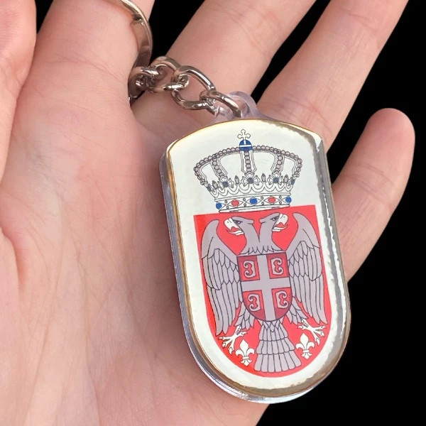 COAT OF SERBIA PENDANT IN COLOR-2