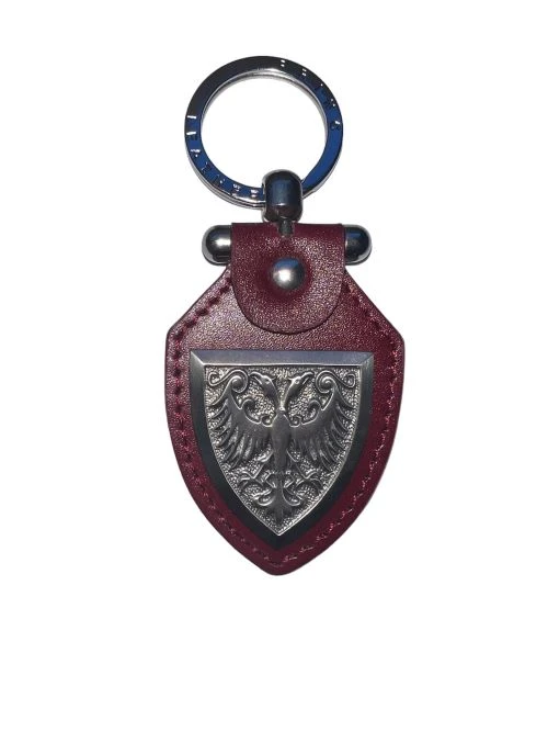 LEATHER PENDANT COAT OF ARMS OF NEMANJIC DYNASTY, BLUE-1