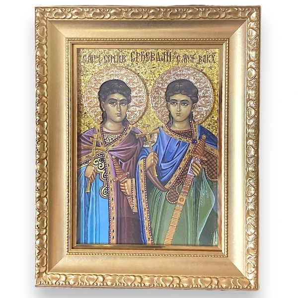 Slava Icon Saints Sergius and Bacchus 41x33-1