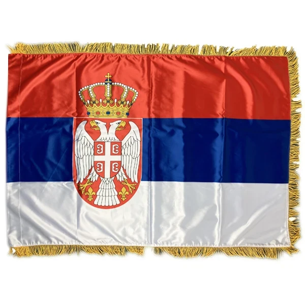 FLAG OF SERBIA, SATIN 225 x 150 CM-1