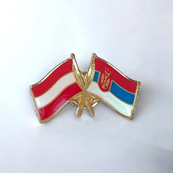 ZNAČKA ZASTAVE SRBIJA - AUSTRIJA-1