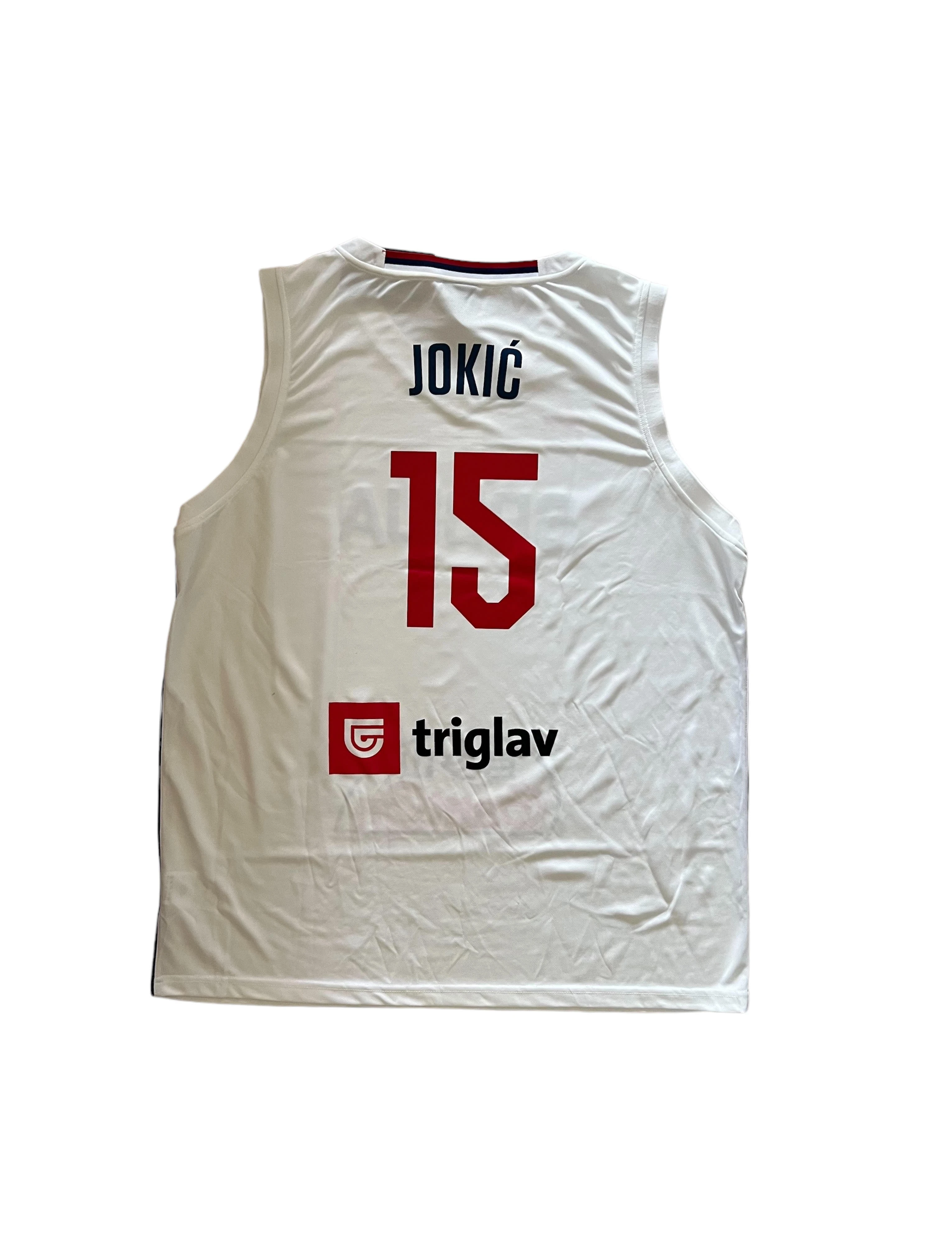 MALE JERSEY SERBIAN NATIONAL BASKETBALL TEAM WHITE - JOKIĆ 15-1